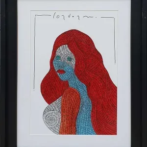 MURAT ÖZDOĞRU tarafından 2024 yılında 50x35 cm ölçülerinde Kağıt üzeri akrilik boya tekniği ile yapılmıştır.