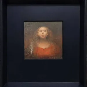 SERTAP YEĞİN tarafından 2025 yılında 15x15 cm ölçülerinde Duralit üzeri yağlı boya tekniği ile yapılmıştır.