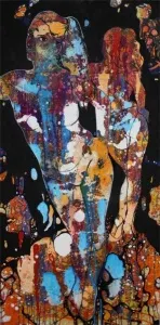 MEHMET DEDE tarafından 2010 yılında 144x72 cm ölçülerinde Tuval üzeri karışık teknik tekniği ile yapılmıştır.