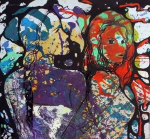 MEHMET DEDE tarafından 2010 yılında 100x50 cm ölçülerinde Tuval üzeri karışık teknik tekniği ile yapılmıştır.