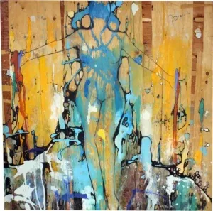 MEHMET DEDE tarafından 2008 yılında 100x50 cm ölçülerinde Tuval üzeri akrilik boya tekniği ile yapılmıştır.