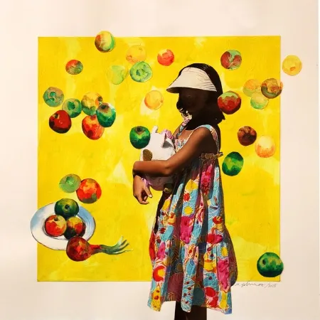 MEHMET YILMAZ tarafından 2025 yılında 50x50 cm ölçülerinde Kağıt üzeri karışık teknik tekniği ile yapılmıştır.