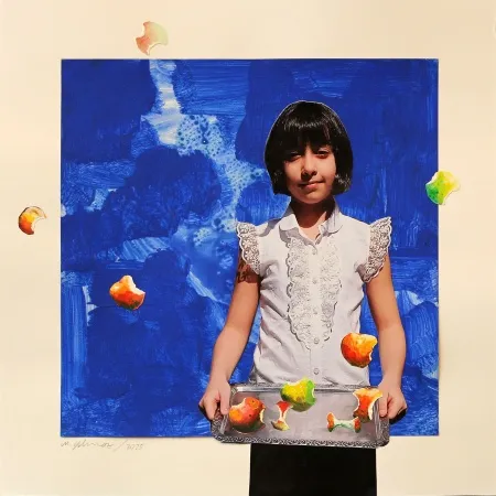 MEHMET YILMAZ tarafından 2025 yılında 50x50 cm ölçülerinde Kağıt üzeri karışık teknik tekniği ile yapılmıştır.