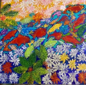 MELTEM AKKAYA tarafından 2024 yılında 130x150 cm ölçülerinde Tuval üzeri yağlı boya tekniği ile yapılmıştır.