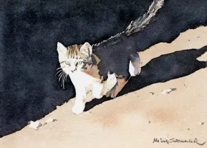 METİN SÖNMEZLER tarafından 2010 yılında 18x25 cm ölçülerinde Kağıt üzeri sulu boya tekniği ile yapılmıştır.