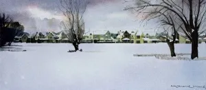 METİN SÖNMEZLER tarafından 2010 yılında 19x43 cm ölçülerinde Kağıt üzeri sulu boya tekniği ile yapılmıştır.