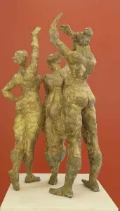 METİN YURDANUR tarafından 72x37x22 cm ölçülerinde Bronz tekniği ile yapılmıştır.