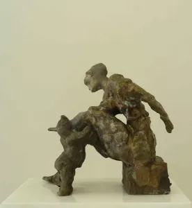 METİN YURDANUR tarafından 28x15x25 cm ölçülerinde Bronz tekniği ile yapılmıştır.