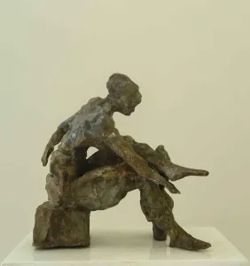 METİN YURDANUR tarafından 28x15x25 cm ölçülerinde Bronz tekniği ile yapılmıştır.