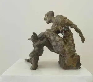 METİN YURDANUR tarafından 28x15x25 cm ölçülerinde Bronz tekniği ile yapılmıştır.