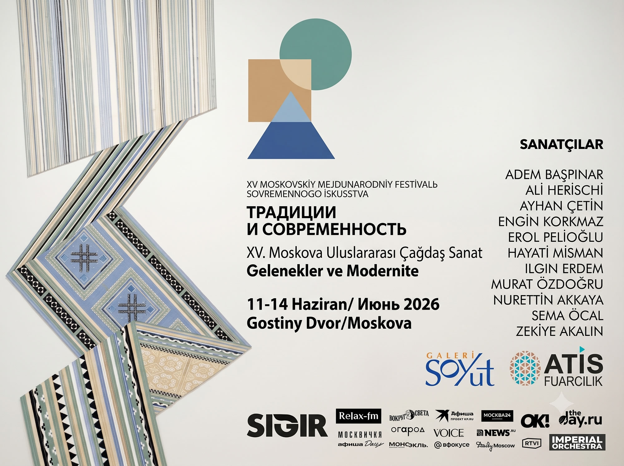 MOSKOVA ULUSLARARASI ÇAĞDAŞ SANAT FESTİVALİ sergisi — Galeri Soyut