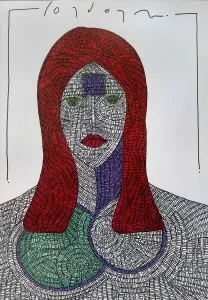 MURAT ÖZDOĞRU tarafından 2024 yılında 50x35 cm ölçülerinde Kağıt üzeri akrilik boya tekniği ile yapılmıştır.