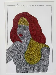 MURAT ÖZDOĞRU tarafından 2024 yılında 50x35 cm ölçülerinde Kağıt üzeri akrilik boya tekniği ile yapılmıştır.