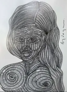 MURAT ÖZDOĞRU tarafından 2024 yılında 50x35 cm ölçülerinde Kağıt üzeri akrilik boya tekniği ile yapılmıştır.