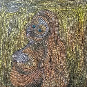 MURAT ÖZDOĞRU tarafından 2021 yılında 60x60 cm ölçülerinde Tuval üzeri akrilik boya tekniği ile yapılmıştır.