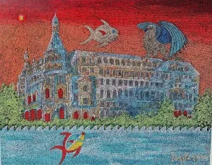 MURAT ÖZDOĞRU tarafından 2025 yılında 80x100 cm ölçülerinde Tuval üzeri akrilik boya tekniği ile yapılmıştır.