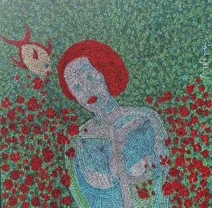 MURAT ÖZDOĞRU tarafından 2025 yılında 65x65 cm ölçülerinde Tuval üzeri akrilik boya tekniği ile yapılmıştır.