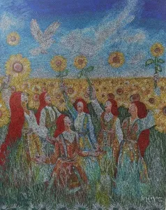 MURAT ÖZDOĞRU tarafından 2025 yılında 150x120 cm ölçülerinde Tuval üzeri akrilik boya tekniği ile yapılmıştır.