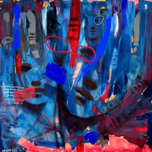 MÜSLÜM TEKE tarafından 2024 yılında 90x90 cm ölçülerinde Tuval üzeri yağlı boya tekniği ile yapılmıştır.