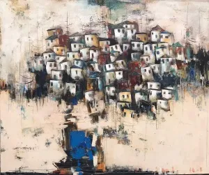 NACİYE BOZDOĞAN AKBAŞ tarafından 2023 yılında 100x120 cm ölçülerinde Tuval üzeri akrilik boya tekniği ile yapılmıştır.