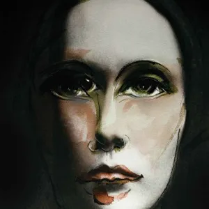 NECMETTİN ÖZLÜ tarafından 2015 yılında 69x47 cm ölçülerinde Hahnemühle kağıt üzeri karışık teknik tekniği ile yapılmıştır.