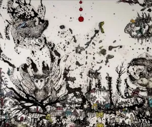 NESLİHAN ÖZGENÇ ERDOĞDU tarafından 2016 yılında 100x120 cm ölçülerinde Tuval üzeri akrilik ve yağlı boya tekniği ile yapılmıştır.