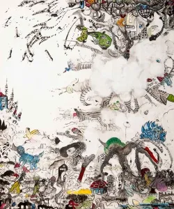 NESLİHAN ÖZGENÇ ERDOĞDU tarafından 2016 yılında 120x100 cm ölçülerinde Tuval üzeri akrilik ve yağlı boya tekniği ile yapılmıştır.