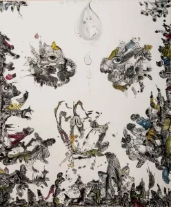 NESLİHAN ÖZGENÇ ERDOĞDU tarafından 2016 yılında 120x100 cm ölçülerinde Tuval üzeri akrilik ve yağlı boya tekniği ile yapılmıştır.