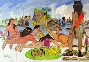 NİHAT KAHRAMAN tarafından 2011 yılında 70x100 cm ölçülerinde Tuval üzeri yağlı boya tekniği ile yapılmıştır.