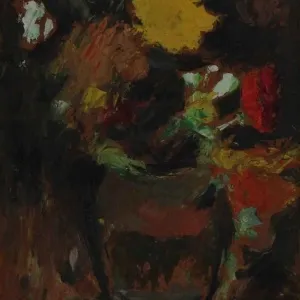 NURETTİN ERGÜVEN tarafından 28x19 cm ölçülerinde  tekniği ile yapılmıştır.