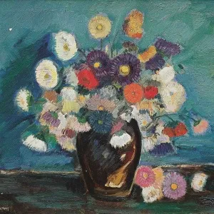 NURETTİN ERGÜVEN tarafından 61x81 cm ölçülerinde  tekniği ile yapılmıştır.