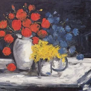 NURETTİN ERGÜVEN tarafından 61x81 cm ölçülerinde Tuval üzeri yağlı boya tekniği ile yapılmıştır.