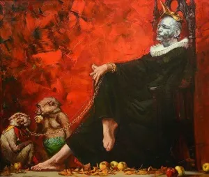 OLEG TURCHIN tarafından 2006 yılında 52x76 cm ölçülerinde Tuval üzeri yağlı boya tekniği ile yapılmıştır.