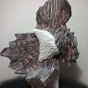 ORÇUN İLTER tarafından 2021 yılında 41x39x31 cm ölçülerinde Seramik elle şekillendirme 1200°C tekniği ile yapılmıştır.