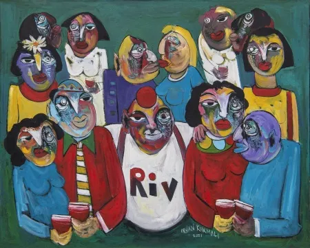 ORHAN KURMALI tarafından 2021 yılında 80x100 cm ölçülerinde Tuval üzeri yağlı boya tekniği ile yapılmıştır.