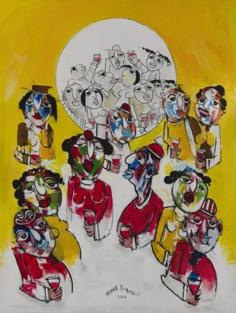 ORHAN KURMALI tarafından 2024 yılında 80x60 cm ölçülerinde Tuval üzeri yağlı boya tekniği ile yapılmıştır.