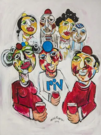 ORHAN KURMALI tarafından 2024 yılında 80x60 cm ölçülerinde Tuval üzeri yağlı boya tekniği ile yapılmıştır.