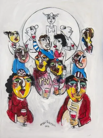 ORHAN KURMALI tarafından 2024 yılında 80x60 cm ölçülerinde Tuval üzeri yağlı boya tekniği ile yapılmıştır.