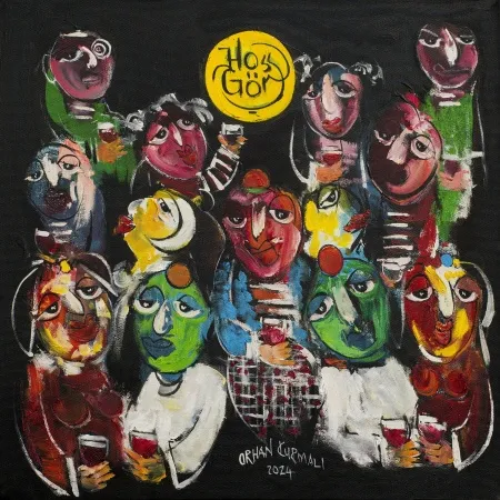 ORHAN KURMALI tarafından 2024 yılında 40x40 cm ölçülerinde Tuval üzeri yağlı boya tekniği ile yapılmıştır.