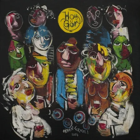ORHAN KURMALI tarafından 2024 yılında 40x40 cm ölçülerinde Tuval üzeri yağlı boya tekniği ile yapılmıştır.