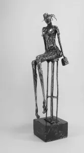 ÖZER AKTAŞ tarafından 9x13x40 cm ölçülerinde Demir Yontu+Kaynak tekniği ile yapılmıştır.