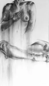 PARVİN GHORBANZADEH DİZAJİ tarafından 2014 yılında 160x90 cm ölçülerinde Tuval üzeri füzen tekniği ile yapılmıştır.