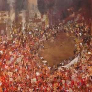 DERYA ÜLKER tarafından 2015 yılında 116x89 cm ölçülerinde Tuval üzeri akrilik boya tekniği ile yapılmıştır.