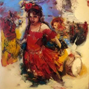 PERUZE HAMURCU tarafından 2011 yılında 110x100 cm ölçülerinde Tuval üzeri yağlı boya tekniği ile yapılmıştır.