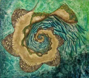 RAFET VAN tarafından 2008 yılında 90x100 cm ölçülerinde Tuval üzeri karışık teknik tekniği ile yapılmıştır.