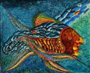 RAFET VAN tarafından 2008 yılında 90x75 cm ölçülerinde Tuval üzeri akrilik boya tekniği ile yapılmıştır.