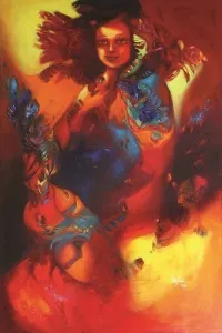 FİLİZ PELİT tarafından 2013 yılında 150x100 cm ölçülerinde Tuval üzeri yağlı boya tekniği ile yapılmıştır.