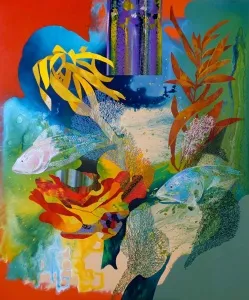 SEMİH KAPLAN tarafından 2017 yılında 120x100 cm ölçülerinde Tuval üzeri akrilik boya tekniği ile yapılmıştır.