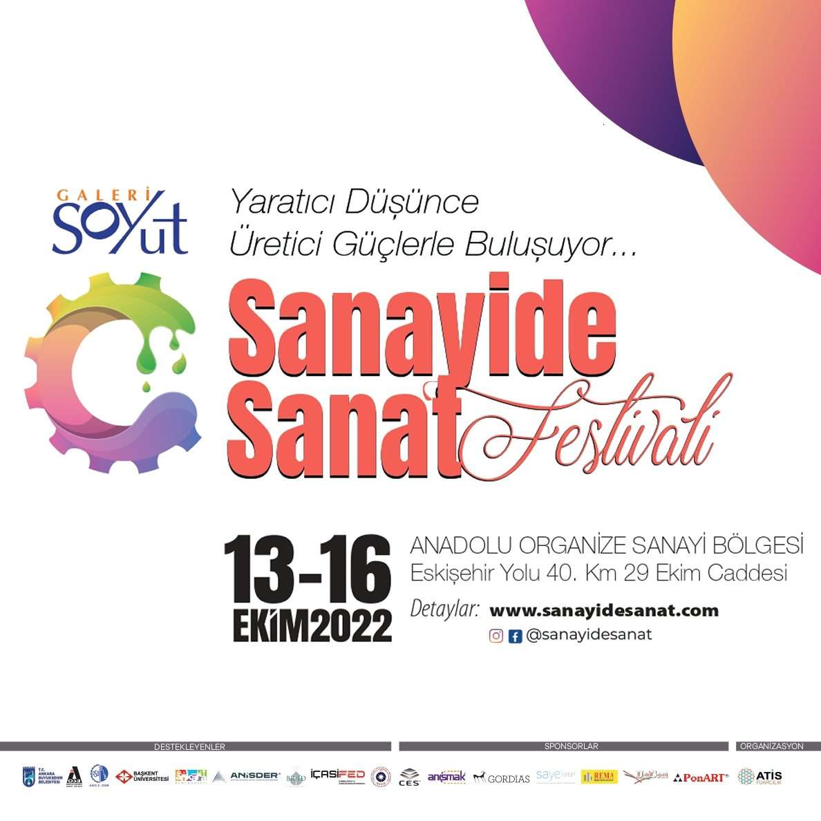 SANAYİDE SANAT FESTİVALİ sergisi — Galeri Soyut