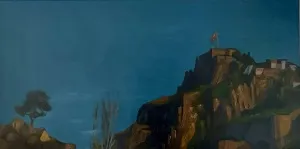 SANEM ALTAYLI tarafından 2025 yılında 50x100 cm ölçülerinde Tuval üzeri yağlı boya tekniği ile yapılmıştır.